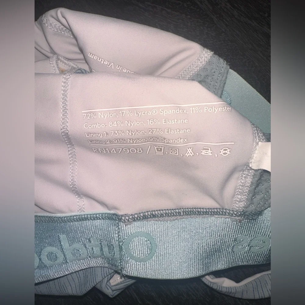 Outdoor Voices Sports Bra in Aqua Green Sz S